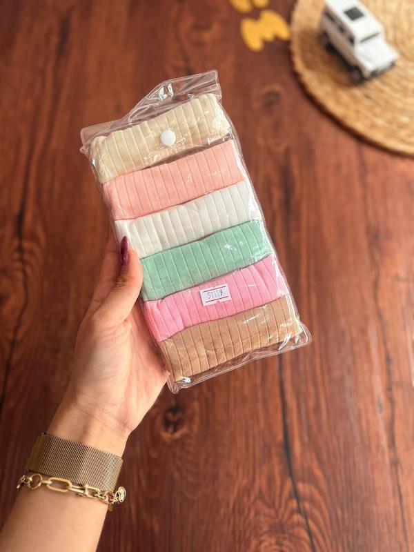 دستمال صورت 6 عددی نخی کد 51119