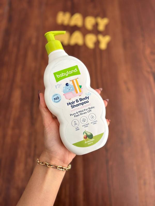 شامپو سر و بدن بی بی لند 500 میلی لیتر کد 53117