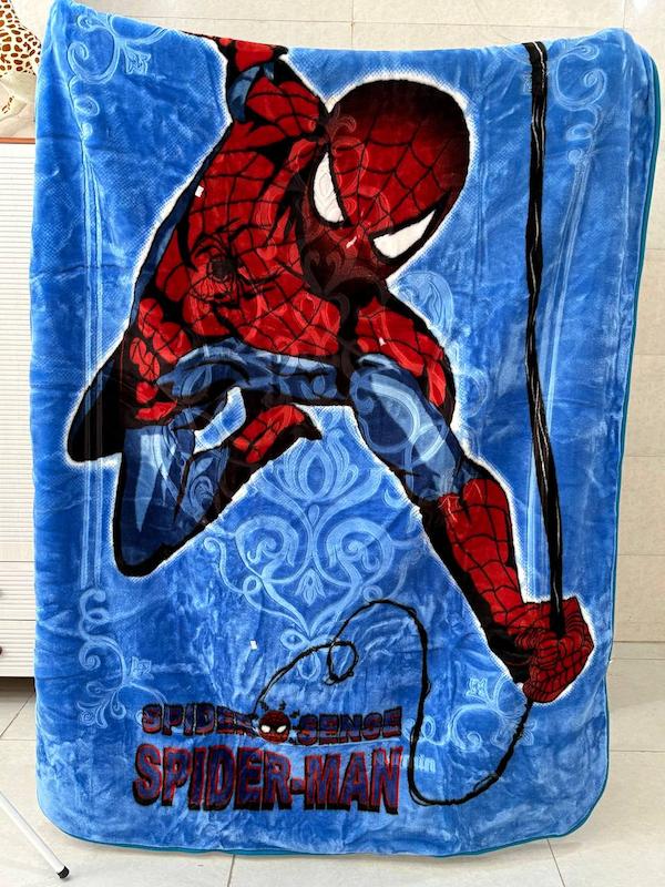 پتو یکنفره مرد عنکبوتی 160*220 کد 77171