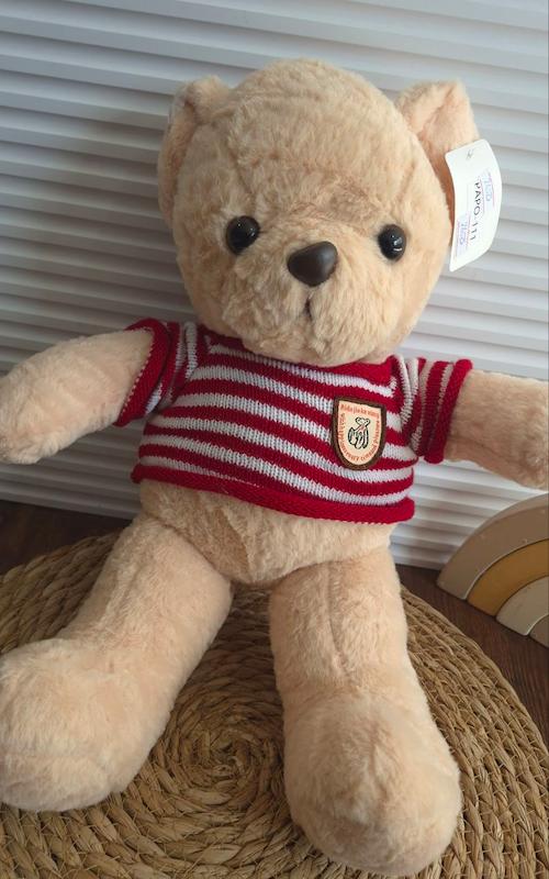 عروسک خرس لباس دار 45 سانت کد 74625