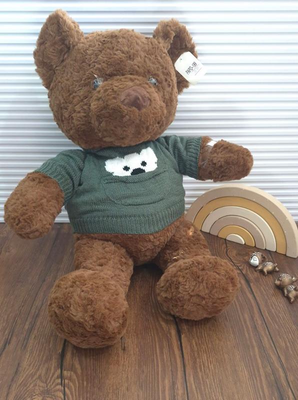 عروسک خرس لباس خرسی 80سانت کد 74197