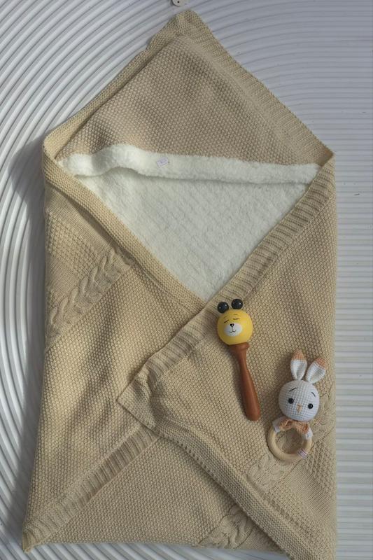 پتو کلاه دار بافت داخل خز کوکالو کد 45156