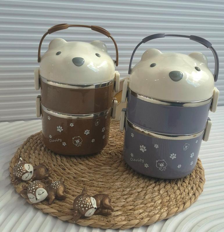 ظرف غذا استیل مدل خرس عینکی کد 62168