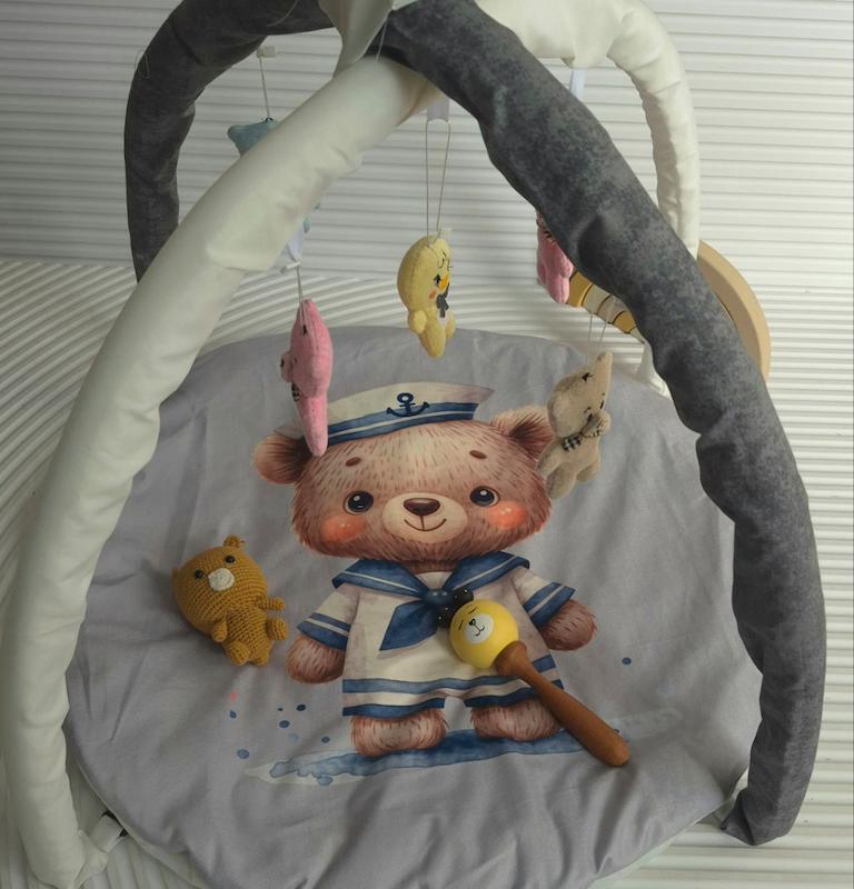 تشک بازی مخمل مدل خرس ملوان کد 42110