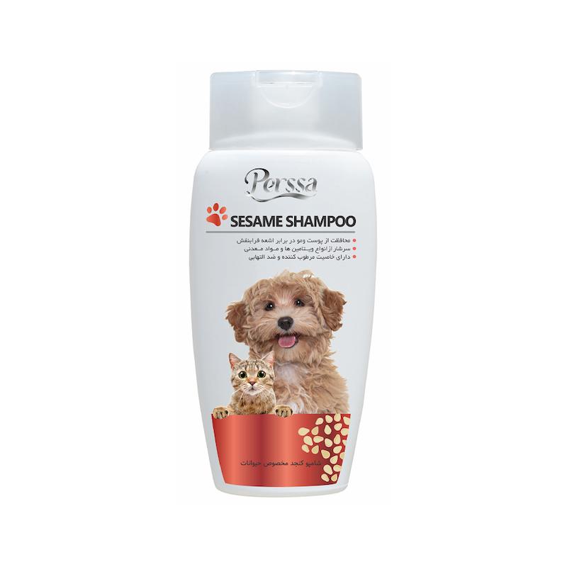 شامپو کنجد، مخصوص حیوانات خانگی، ۲۵۰ میلی لیتر، پرسا  Perssa, Pet Shampoo, Sesame, 250ml