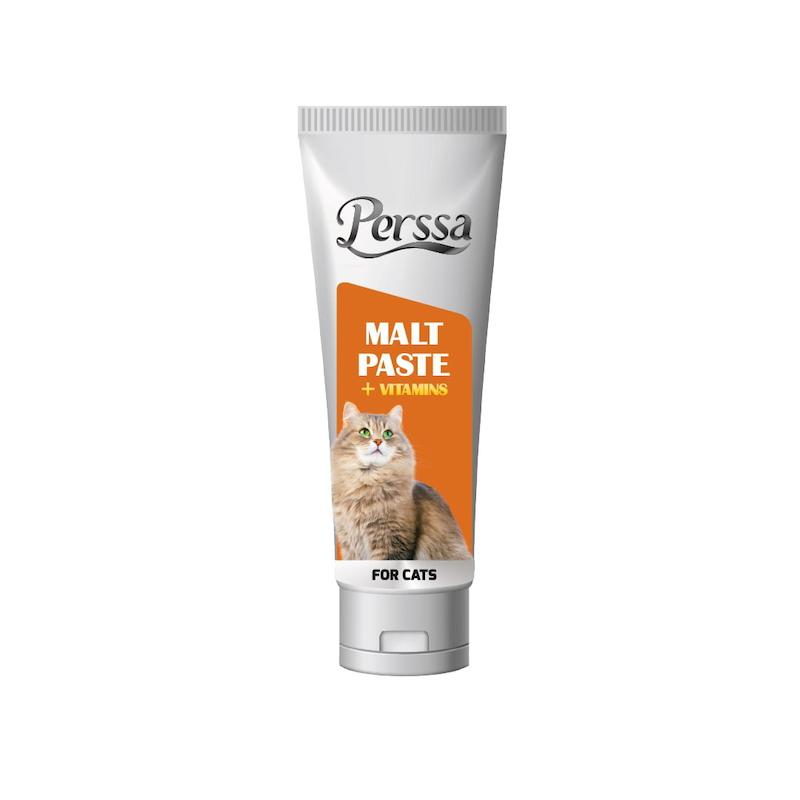 خمیر مالت ویتامینه، مخصوص گربه، 100 گرمی، پرسا  Perssa, Cat Malt Paste, Anti Hairball and Vitamin, 100gr