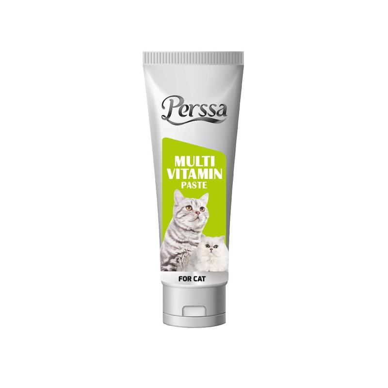 خمیر مالت ویتامینه، مخصوص گربه، 100 گرمی، پرسا  Perssa, Cat Malt Paste, Anti Hairball and Vitamin, 100gr