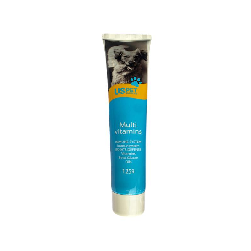 خمیر مولتی ویتامین، مخصوص سگ، 125 گرمی، یو اس پت  Uspet, Dog Multi Vitamin Paste, 125g
