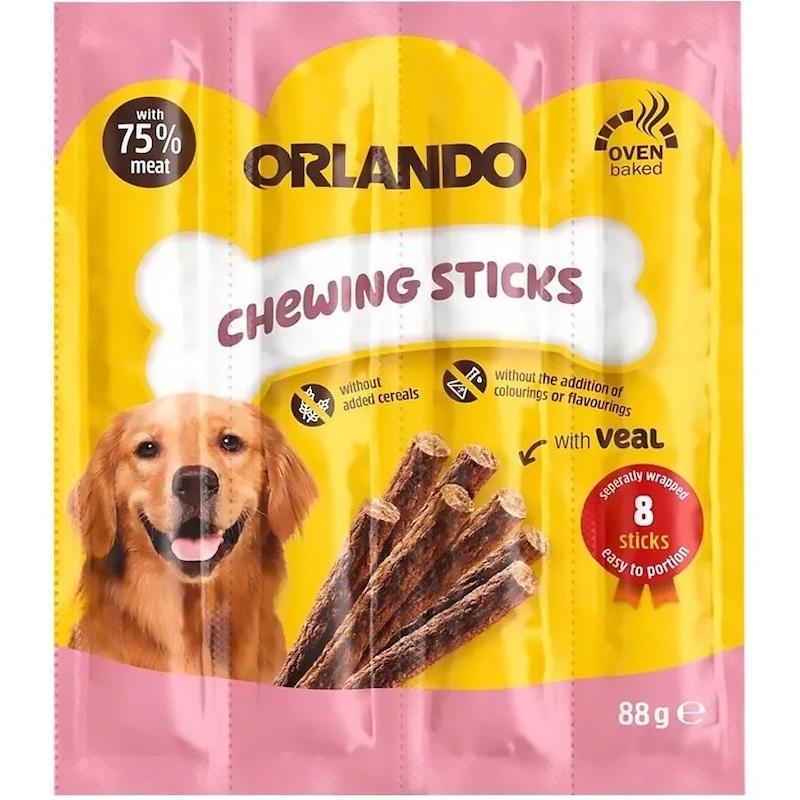 تشویقی مدادی سگ اورلاندو با طعم گوشت گاو Orlando Stick Veal