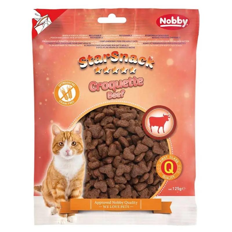 تشویقی گربه نوبی گوشت گاو 125 گرمی NOBBY 