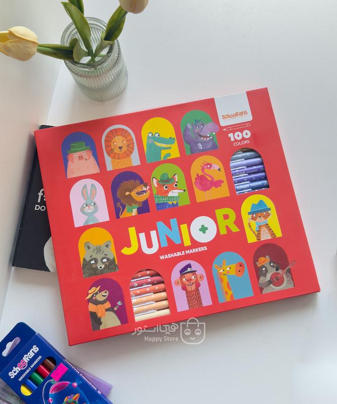 ماژیک 100رنگ school fans