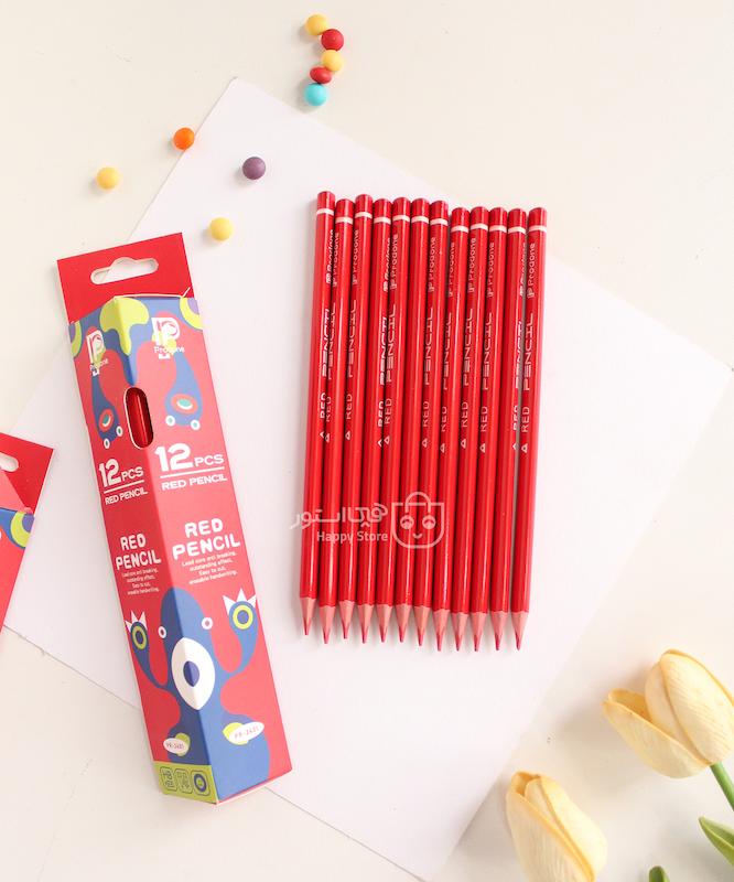 پک مداد قرمز پرودون