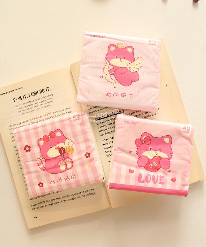 دستمال کاغذی طرح دار تدی