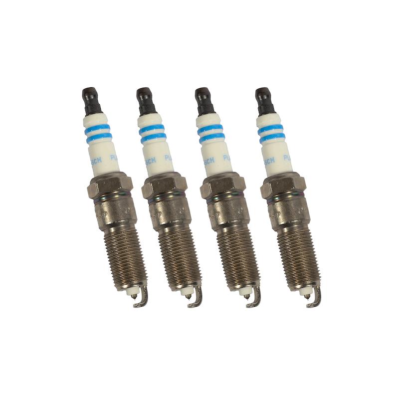 شمع خودرو BOSCH مدل کونیک سوزنی ایریدیوم کد BOSCH6732 بسته 4 عددی (مخصوص مزدا3 و بسترن B30)