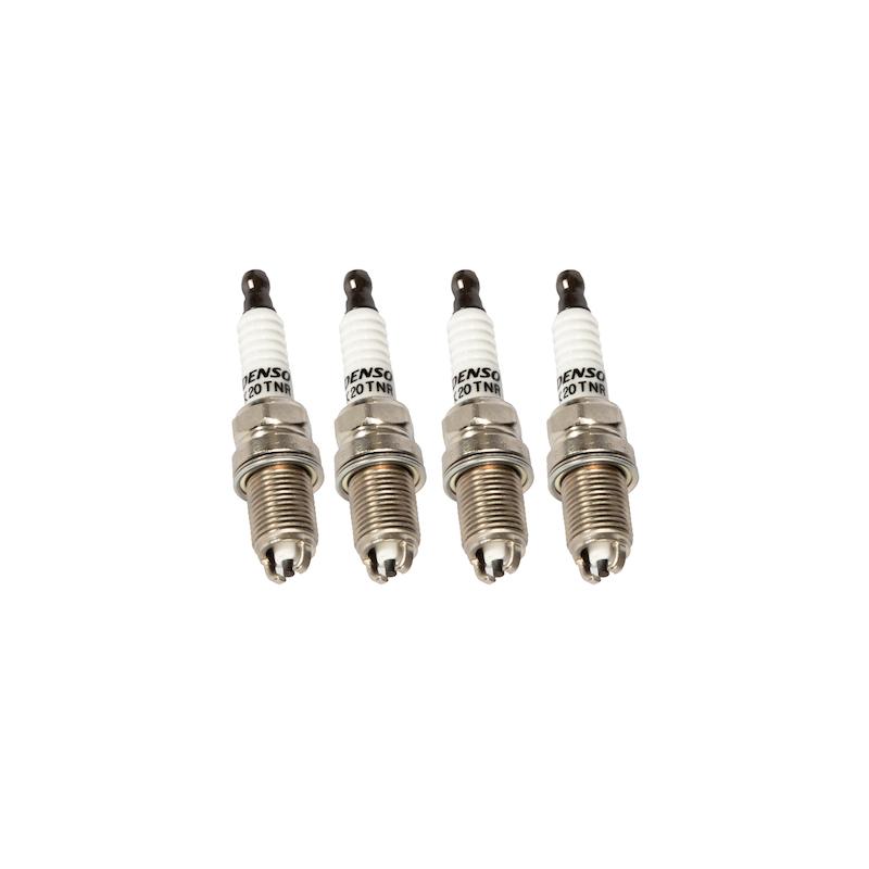 شمع خودرو DENSO  مدل دو پلاتین پایه کوتاه کد K20TNR-3304 بسته 4 عددی