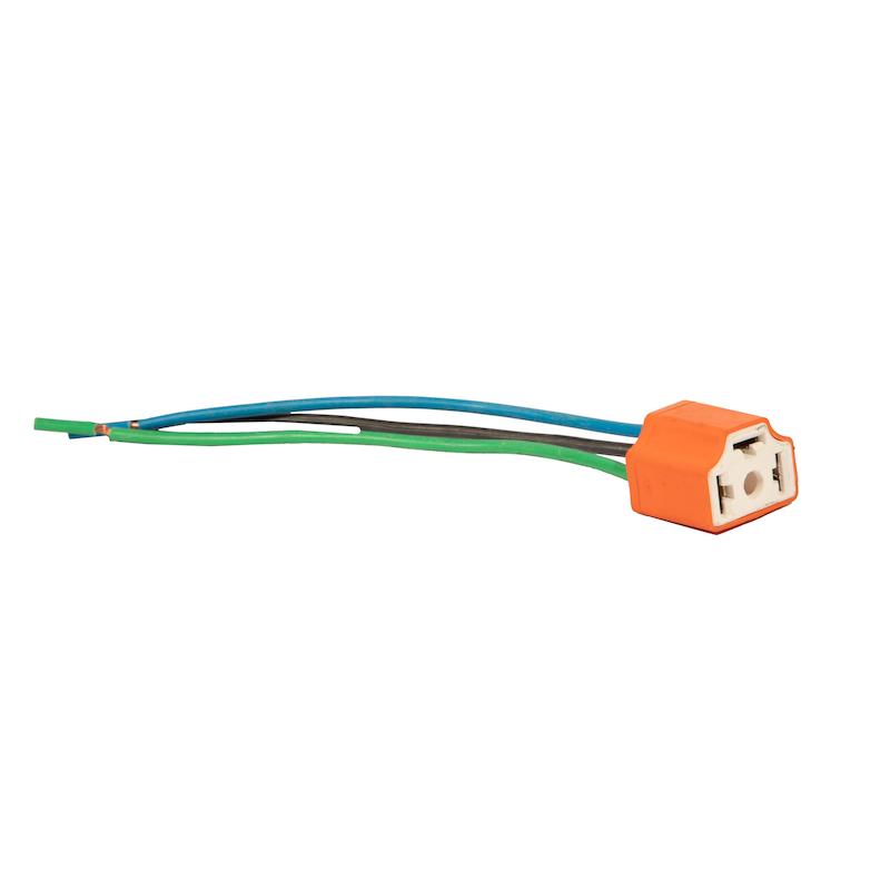 سوکت سه فیش پشت چراغ سرامیکی مدل SOCKET06 بسته یک عددی