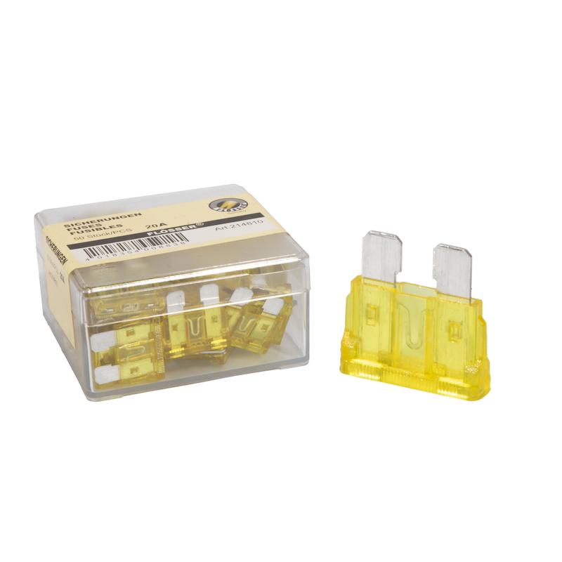 فیوز دو شاخ 20 آمپر مدل FUSE06 مجموعه 50 عددی