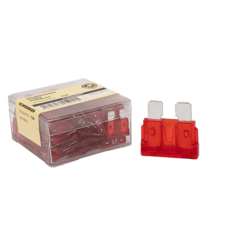 فیوز دو شاخ 10 آمپر مدل FUSE04 مجموعه 50 عددی
