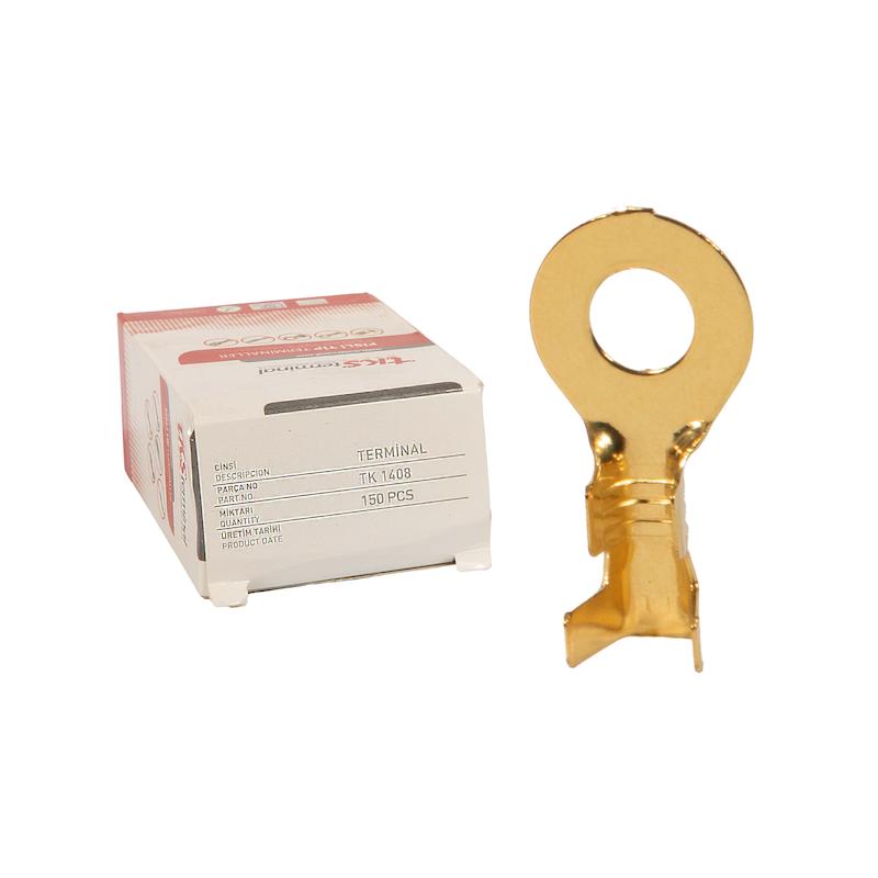 سر سیم  تی کی اس مدل گرد 6 برنجی کد TK1408 مجموعه 150عددی
