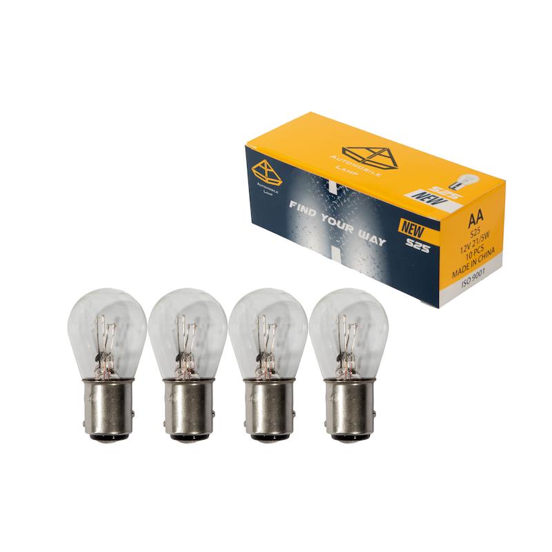 لامپ چراغ عقب مدل 21.5W دو کنتاکت مدل LAMP09 بسته 10 عددی
