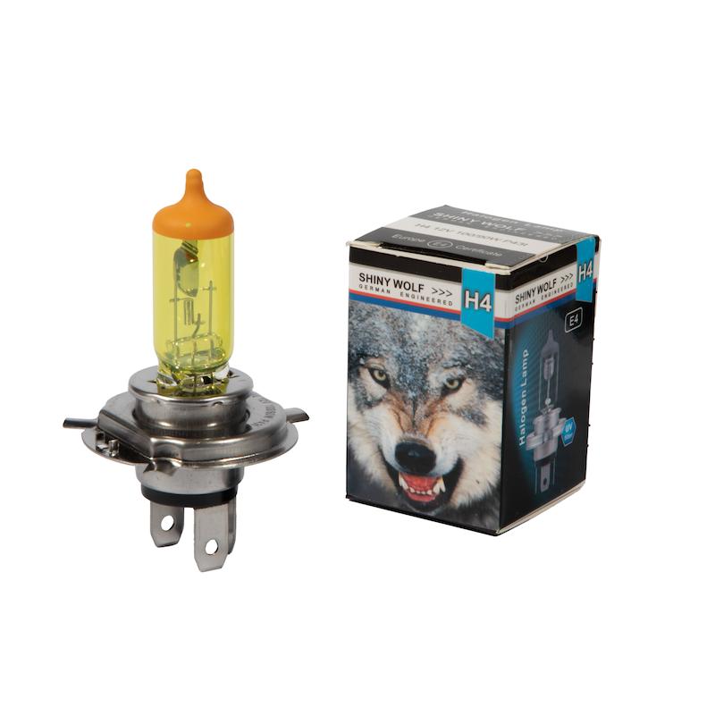 لامپ زرد ولف مدل H4 100W 12V