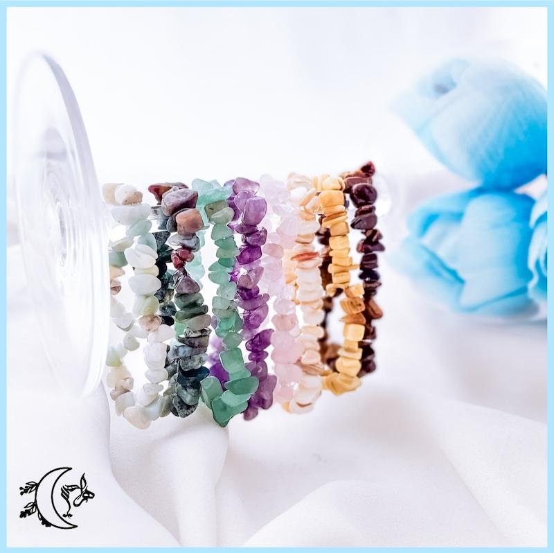 دستبند سنگ نامنظم 