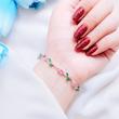 دستبند گل لاله پینترستی 