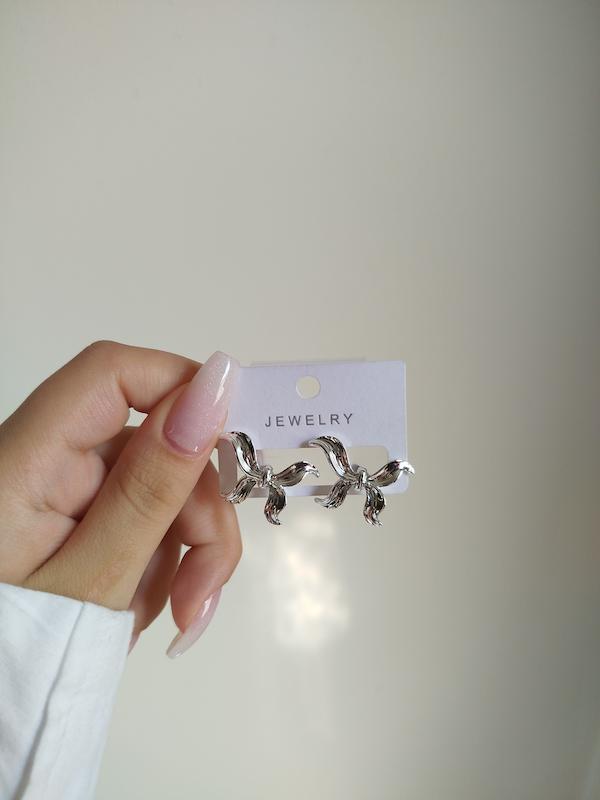 گوشواره طرح گره پاپیون 