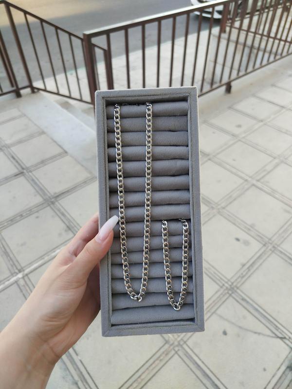 گردنبند و دستبند کارتیه استیل 
