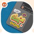 برچسب نوستالژی ضد آب روی لپ تاپ و مک بوک