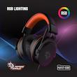 هدفون گیمینگ پرودو، Porodo PDX417 RGB Gaming Headphones، هدفون بازی مشکی، هدفون حرفه‌ای گیمینگ، RGB Gaming Headset