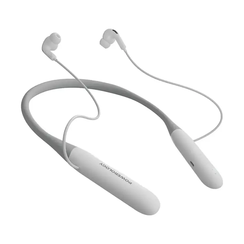 هندزفری بلوتوث گردنی پاورولوژی، Powerology Toneflex ENC Wireless Neckband، هدفون گردنی بی‌سیم Powerology، هدفون Bluetooth V5.3، هندزفری با عمر باتری بالا، هدست گردنی شارژی  PWLAUWNKBBK با گارانتی