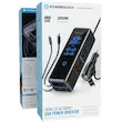 اینورتر برق خودرو Powerology، Powerology 300W x2 AC Socket Car Power Inverter، اینورتر خودرو 300 وات، مبدل برق خودرو، اینورتر فندکی، اینورتر USB-C و USB-A شارژ سریع PWCPI300WBK با گارانتی