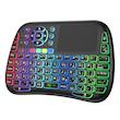 کیبورد و تاچ‌پد بی‌سیم پرودو، Porodo Mini Wireless Keyboard & Touch Combo، PD-MWKTC-BK، کیبورد بی‌سیم کوچک، کیبورد با تاچ‌پد، کیبورد وایرلس برای تلویزیون با گارانتی