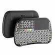 کیبورد و تاچ‌پد بی‌سیم پرودو، Porodo Mini Wireless Keyboard & Touch Combo، PD-MWKTC-BK، کیبورد بی‌سیم کوچک، کیبورد با تاچ‌پد، کیبورد وایرلس برای تلویزیون با گارانتی