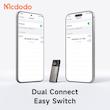 آداپتور بی‌سیم خودرو مک‌دودو،Mcdodo Wireless Car Adapter OT-825، تبدیل بلوتوث خودرو، بلوتوث خودرو Mcdodo، پخش موسیقی بی‌سیم در ماشین، آداپتور بلوتوث دار ماشین با گارانتی
