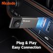 آداپتور بی‌سیم خودرو مک‌دودو،Mcdodo Wireless Car Adapter OT-825، تبدیل بلوتوث خودرو، بلوتوث خودرو Mcdodo، پخش موسیقی بی‌سیم در ماشین، آداپتور بلوتوث دار ماشین با گارانتی