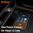 آداپتور بی‌سیم خودرو مک‌دودو،Mcdodo Wireless Car Adapter OT-825، تبدیل بلوتوث خودرو، بلوتوث خودرو Mcdodo، پخش موسیقی بی‌سیم در ماشین، آداپتور بلوتوث دار ماشین با گارانتی