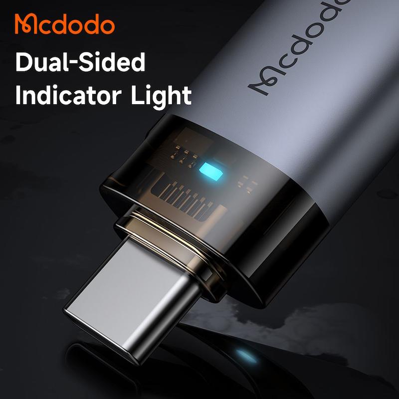 مبدل OTG مک‌دودو، Mcdodo OT-740, مبدل USB-A به USB-C، OTG USB A to USB C Converter، اتصال فلش به موبایل، تبدیل USB-C به USB-A، مبدل USB کاربردی با گارانتی