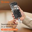مبدل OTG مک‌دودو، Mcdodo OT-740, مبدل USB-A به USB-C، OTG USB A to USB C Converter، اتصال فلش به موبایل، تبدیل USB-C به USB-A، مبدل USB کاربردی با گارانتی
