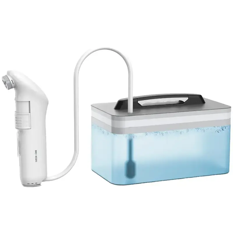بیده مسافرتی گرین لاین، آفتابه برقی شارژی، Green Lion Portable Travel Bidet Pro، بیده شارژی با مخزن آب، بیده کمپینگ، بیده مسافرتی USB-C، بیده قابل حمل گرین لاین، GNPRTVLBDTWH، بیده شارژی مسافرتی، خرید بیده قابل حمل با گارانتی