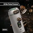 قهوه ساز گرین لاین، اسپرسوساز قابل حمل، Green Lion Cafex Coffee Maker، قهوه ساز شارژی، اسپرسوساز سفری، قهوه ساز USB-C، قهوه ساز کمپینگ، قهوه ساز کپسولی، قهوه ساز 20 بار، GNCFCFGL05WH