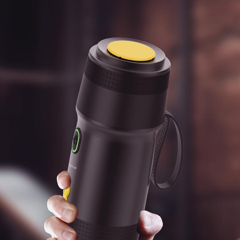 اسپرسوساز گرین لاین، قهوه ساز شارژی گرین لاین، Green Lion Coffee Maker Pro، اسپرسوساز قابل حمل، قهوه ساز مسافرتی، اسپرسوساز کمپینگ، قهوه ساز کپسولی، اسپرسوساز 20 بار، قهوه ساز شارژی USB، GNCOFMKPRBK با گارانتی