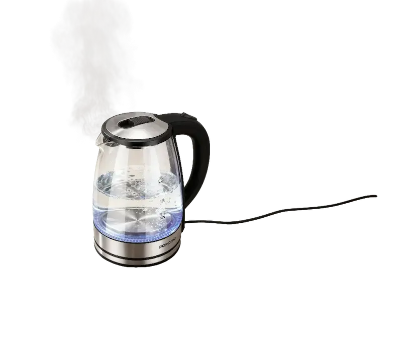 کتری برقی پرودو، کتری برقی شیشه‌ای Porodo، PDLFST18ACL، کتری برقی 1.8 لیتری، کتری برقی 1500 وات، کتری شیشه‌ای، کتری برقی استیل، کتری برقی سریع، کتری برقی خانگی، Porodo Pyro Electric Glass Kettle