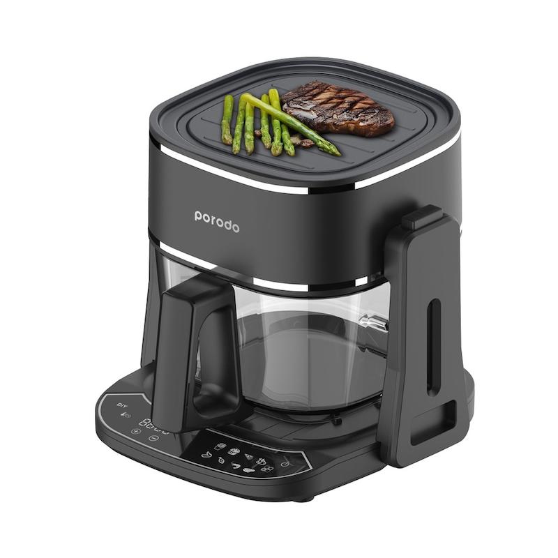 سرخ‌کن بدون روغن پرودو، هواپز پرودو، گریل برقی پرودو، PD-LFST022-BK، Porodo Air Fryer، سرخ کن بدون روغن 4.5 لیتری، هواپز و گریل، سرخ‌کن رژیمی، سرخ‌کن شیشه‌ای، هواپز لمسی، گریل خانگی، سرخ‌کن چندکاره
