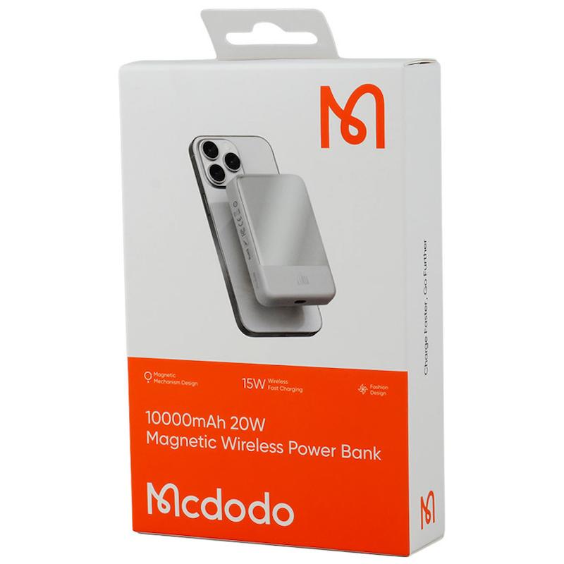 پاوربانک مگ سیف مک دودو سفید 20وات 10000 mAh  MC-426W با گارانتی