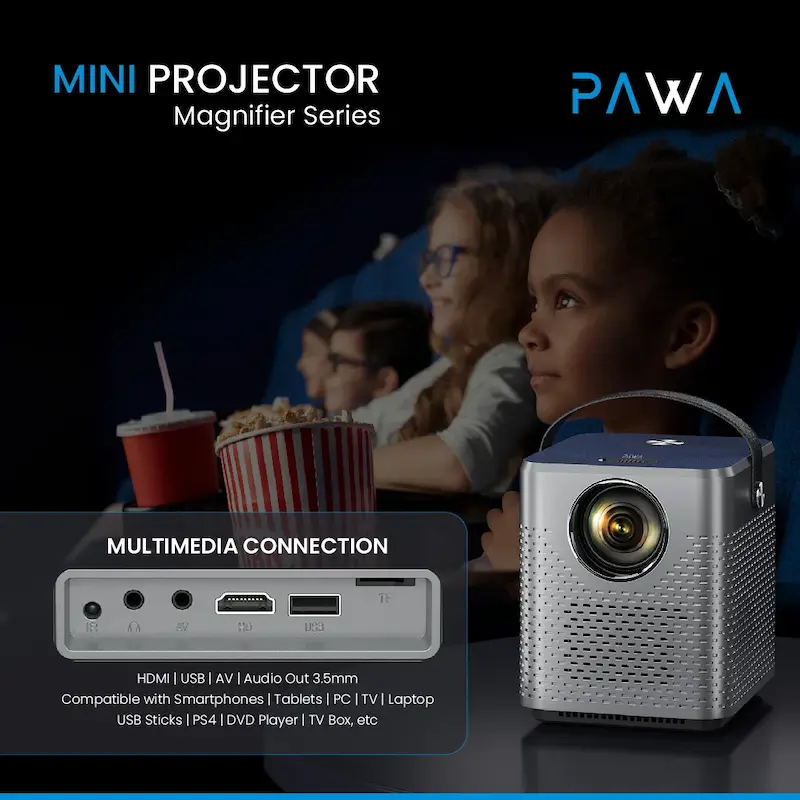 ویدیو پرژکتور مینی پاوا مدل PAWA PW-PR7PA90 پاوا با گارانتی 