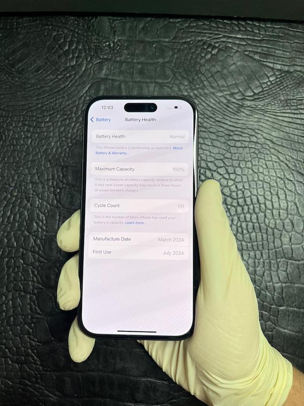 دست دوم - گوشی موبایل اپل مدل آیفون 15 | IPHONE 15 - ظرفیت 128 گیگ رنگ مشکی