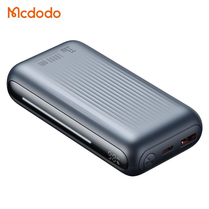 پاوربانک 33 وات ظرفیت 10000 مک دودو مدل MCDODO MC-4530 بهمراه کابل شارژ  به همراه گارانتی