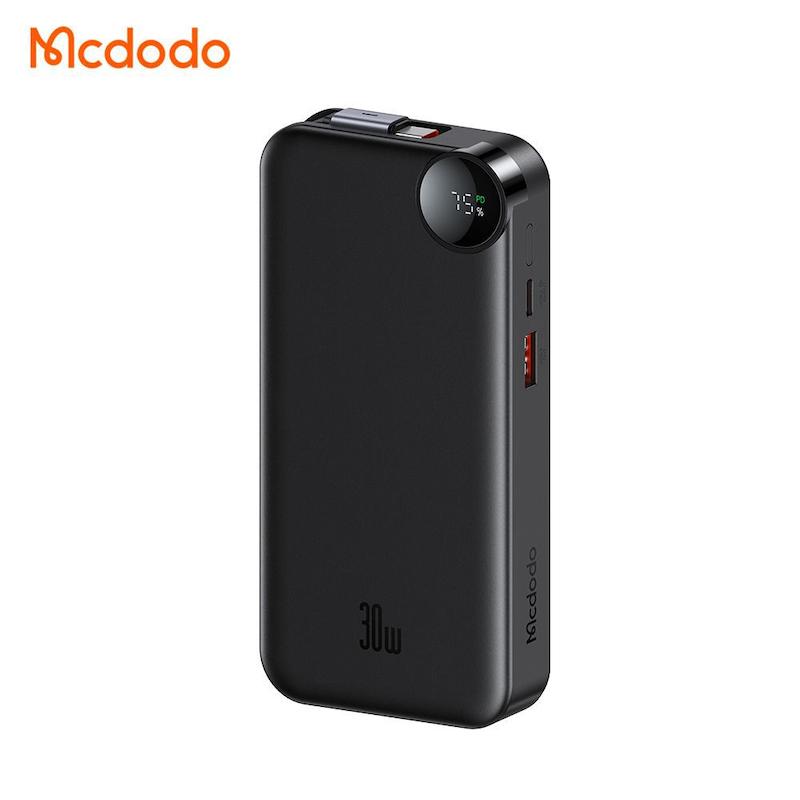 پاوربانک 30 وات ظرفیت 10000 مک دودو مدل MCDODO MC-3870 بهمراه کابل شارژ با گارانتی
